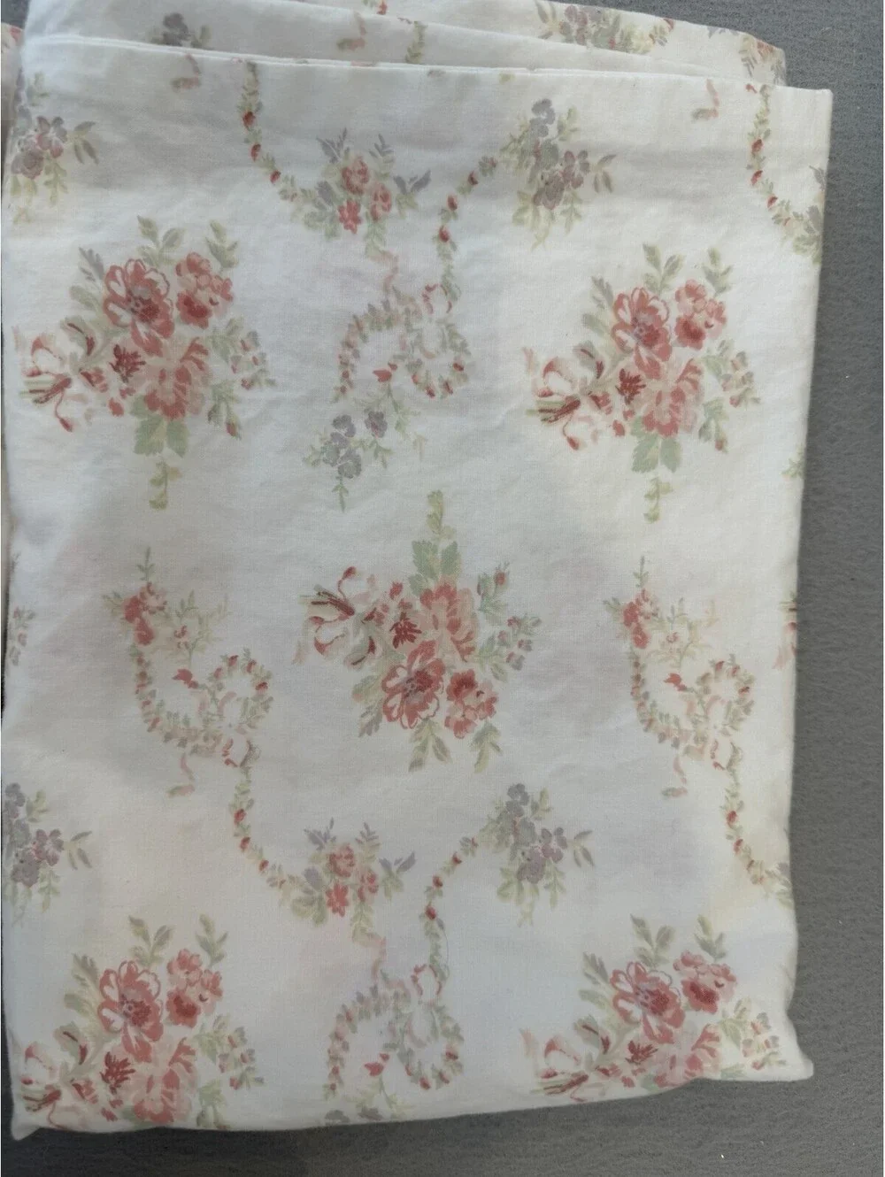 Rachel Ashwell The Farmhouse  Shabby Chic Floral Queen Sheets 4pc Set EUC